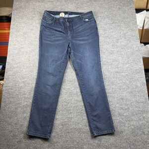 Love Denim 24/7 Jeans Women's 20W Dark Wash Stretch High Rise Zip Fly - 38X32